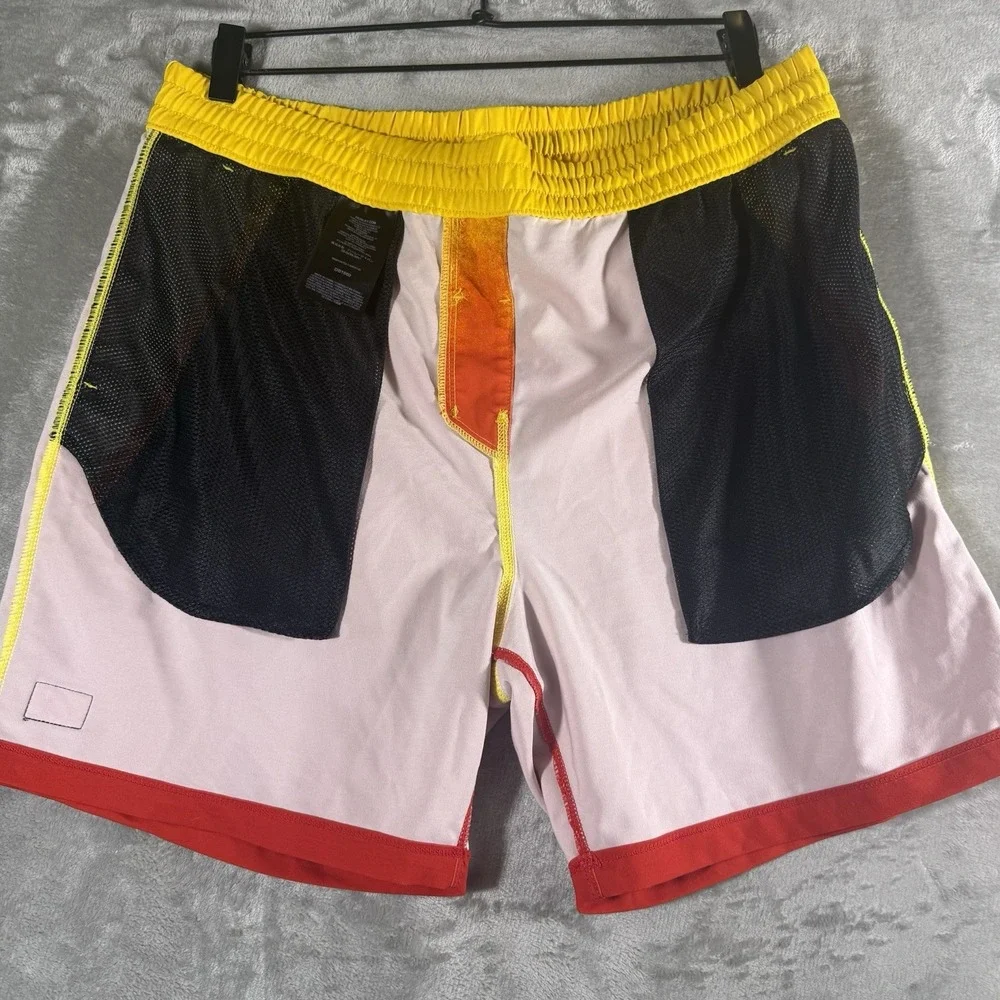 Hurley Phantom‎ Mens Board Shorts Swim Trunks Orange Red Ombré Surfer Coastal L